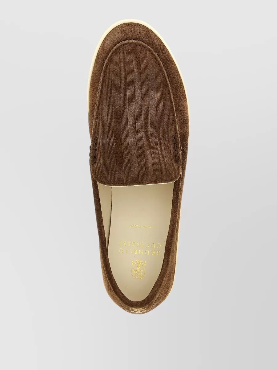 Brunello Cucinelli Leather Loafers
