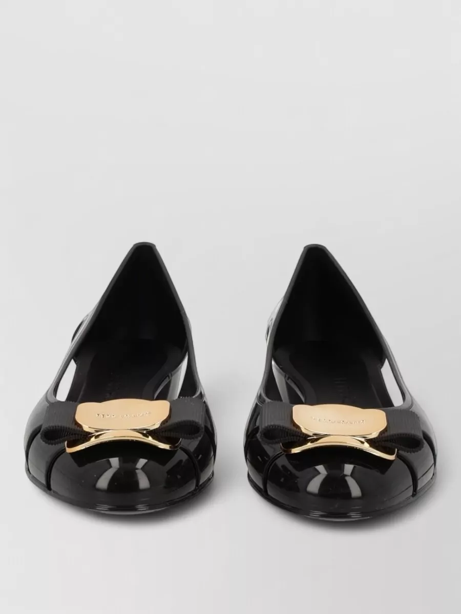 Ferragamo jelly ballerina shoes