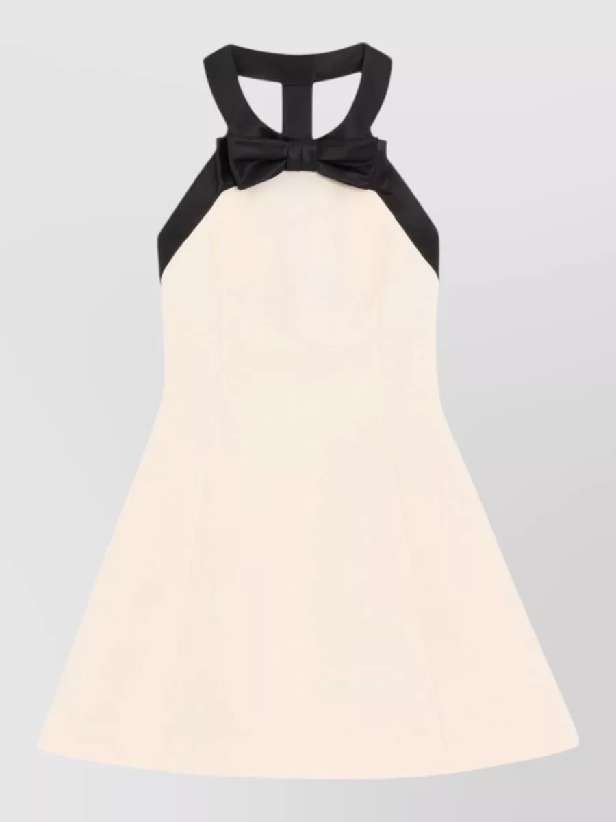 Valentino silk-blend halterneck mini dress
