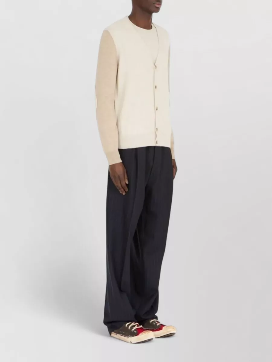 Maison Margiela Knit Cardigan V Neck Long Sleeves