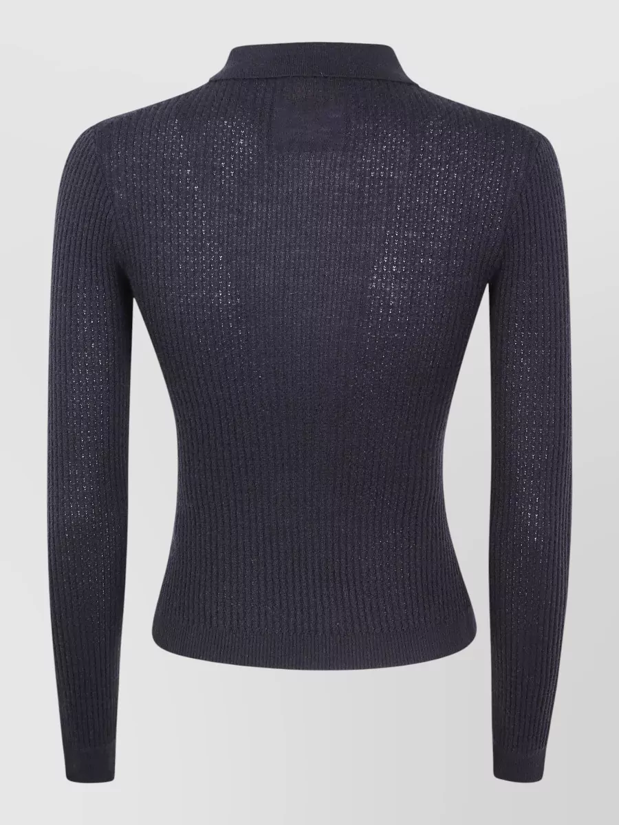 Guest In Residence Cashmere Slim-Fit Long-Sleeve Polo Shirt