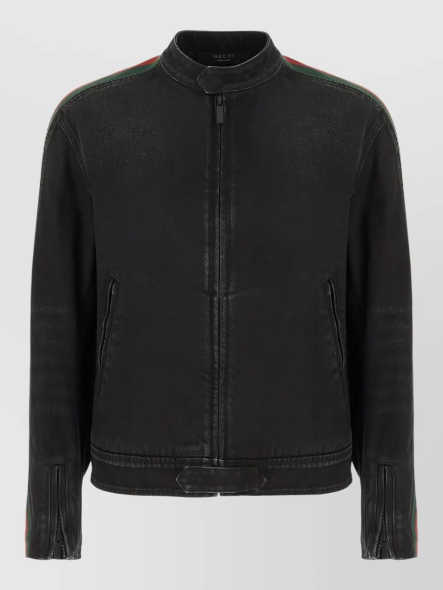 Gucci denim biker jacket