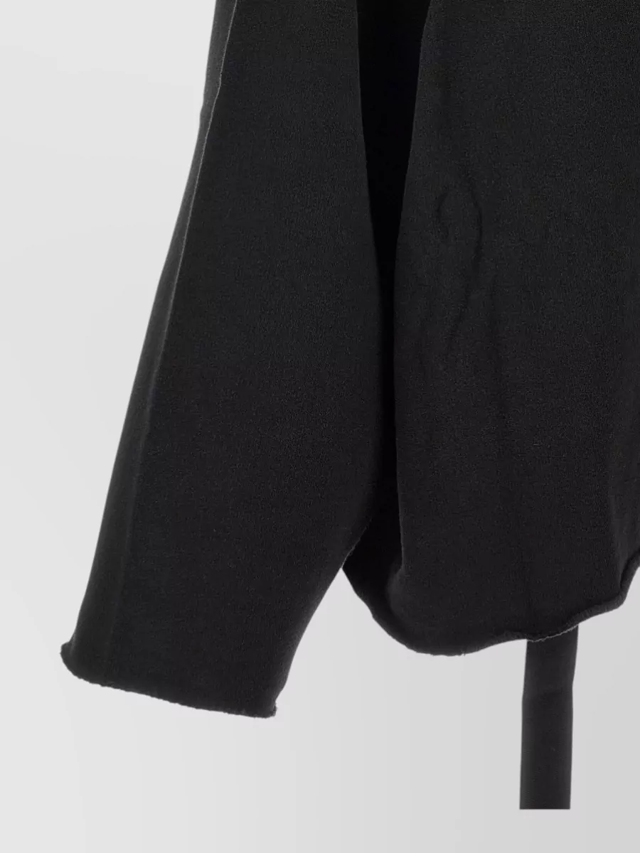 Rick Owens Drkshdw Cotton Oversized V-Neck Hooded Jacket