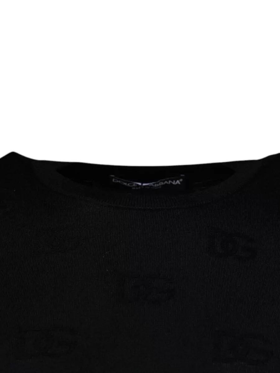 Dolce&Gabbana Silk Sleeveless Round Neck Top