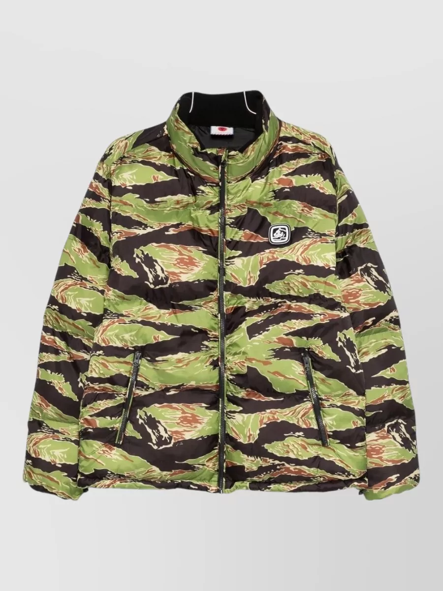 Icecream camouflage puffer jacket