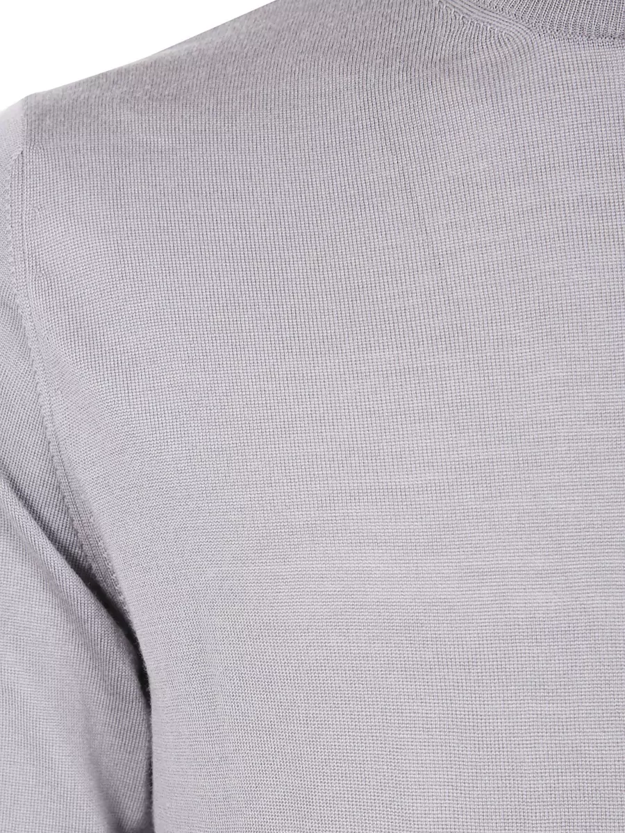 Filippo De Laurentis Virgin Merino Wool Mock Turtleneck Jumper