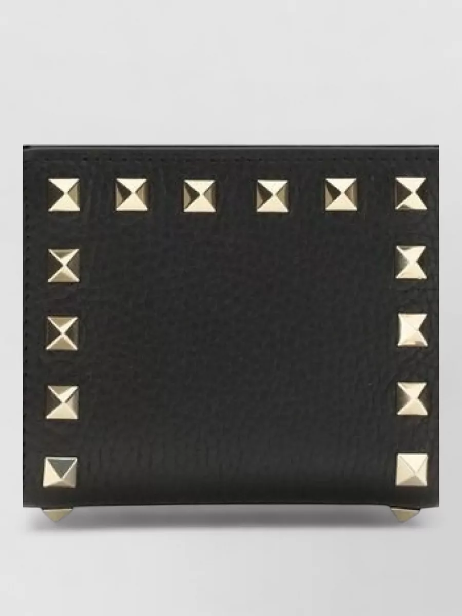 Valentino Garavani Rockstud Spike Lamb Leather Clutch Bag