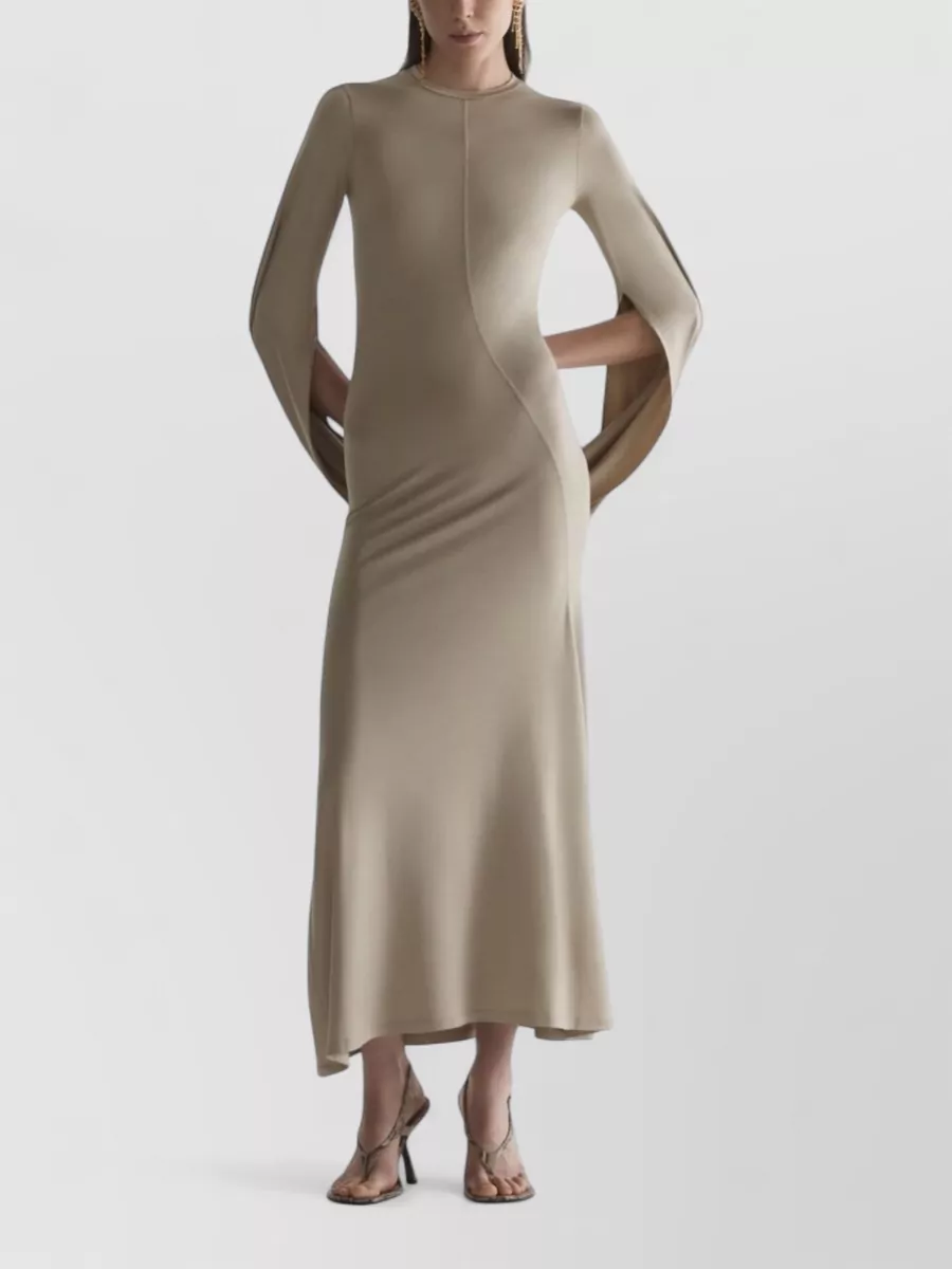 Mugler silk maxi dress