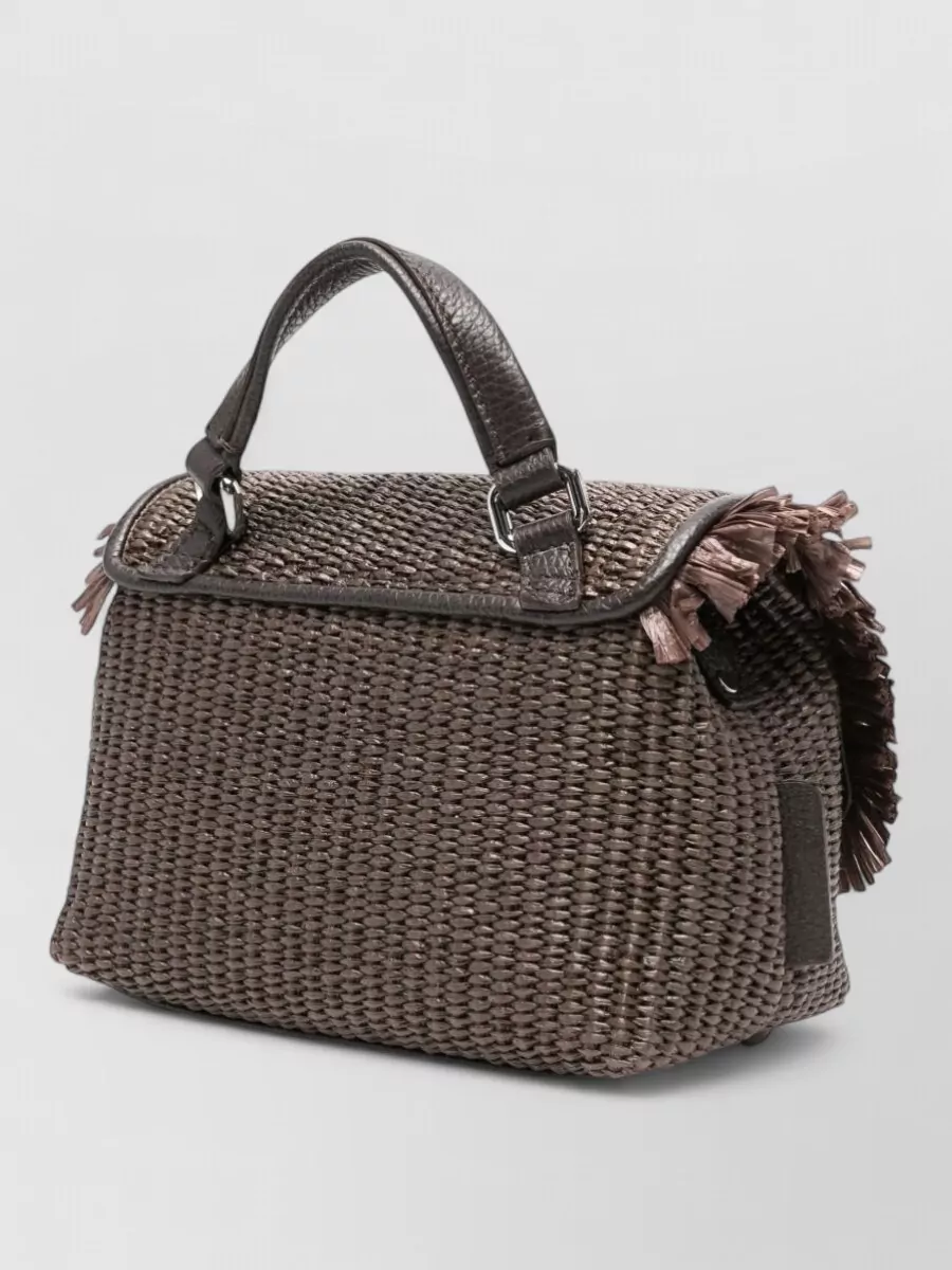 Zanellato Leather Fringe Shoulder Bag