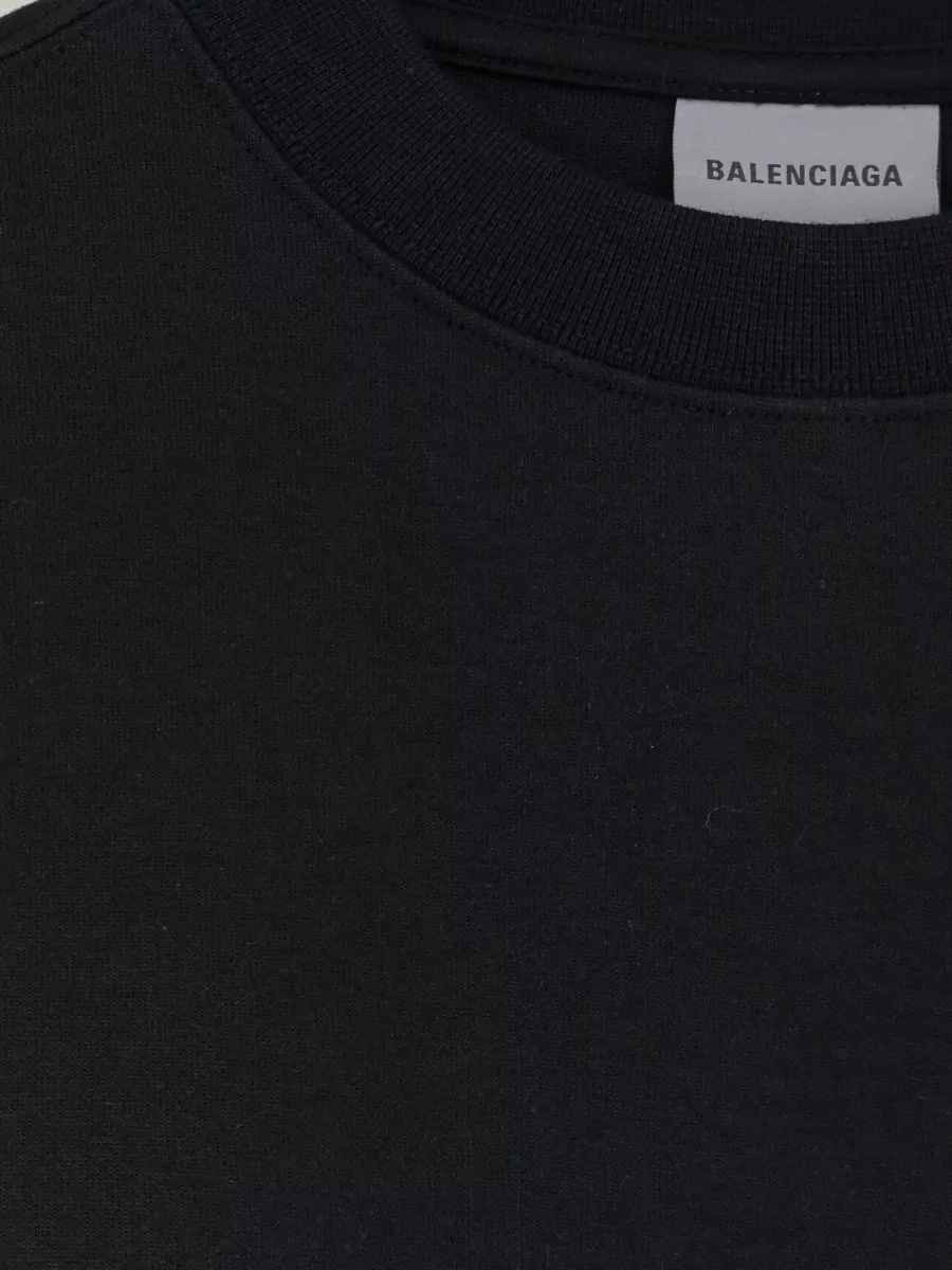 Balenciaga Cropped Cotton T-Shirt