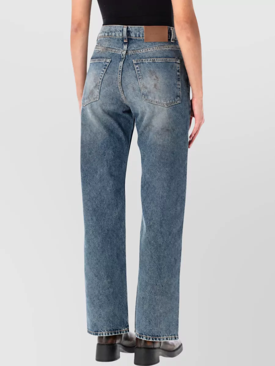 Our Legacy Denim High-Rise Straight-Leg Jeans