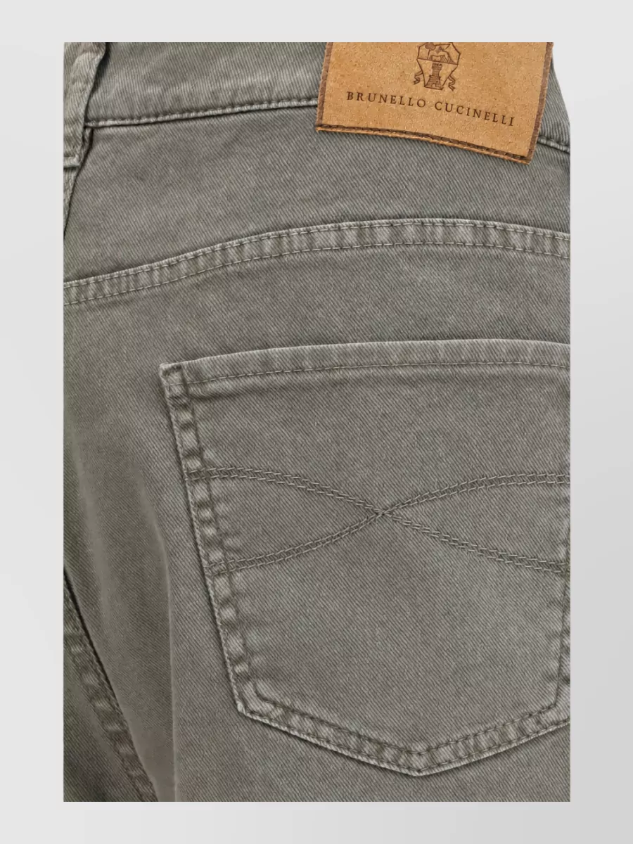 Brunello Cucinelli Denim Straight-Leg Jeans