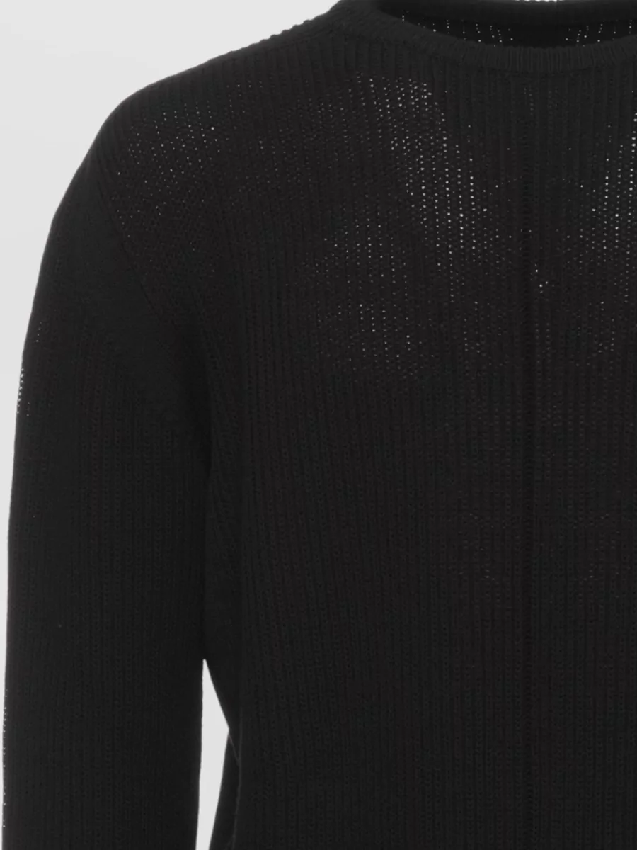 Rick Owens Ribbed Wool Crewneck Jumper