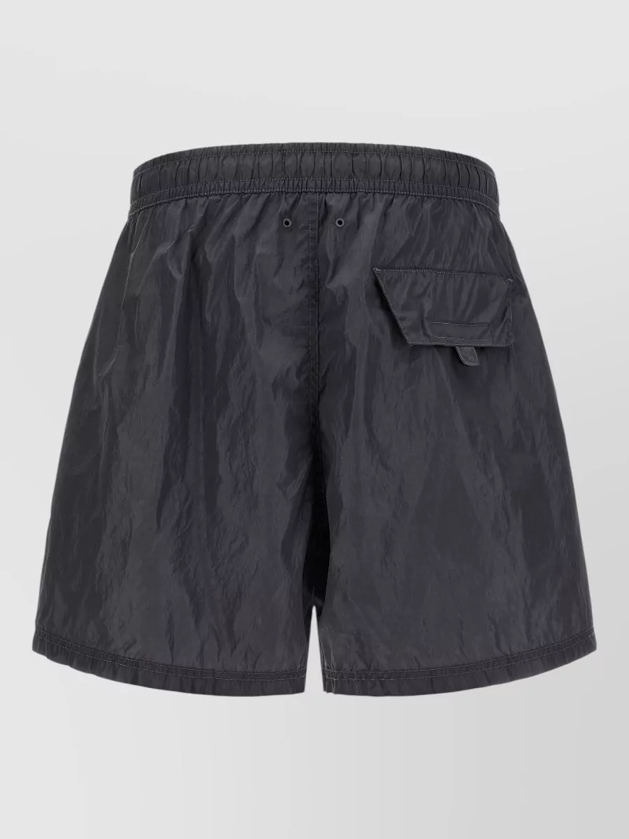 Stone Island Logo-Print Swim Shorts