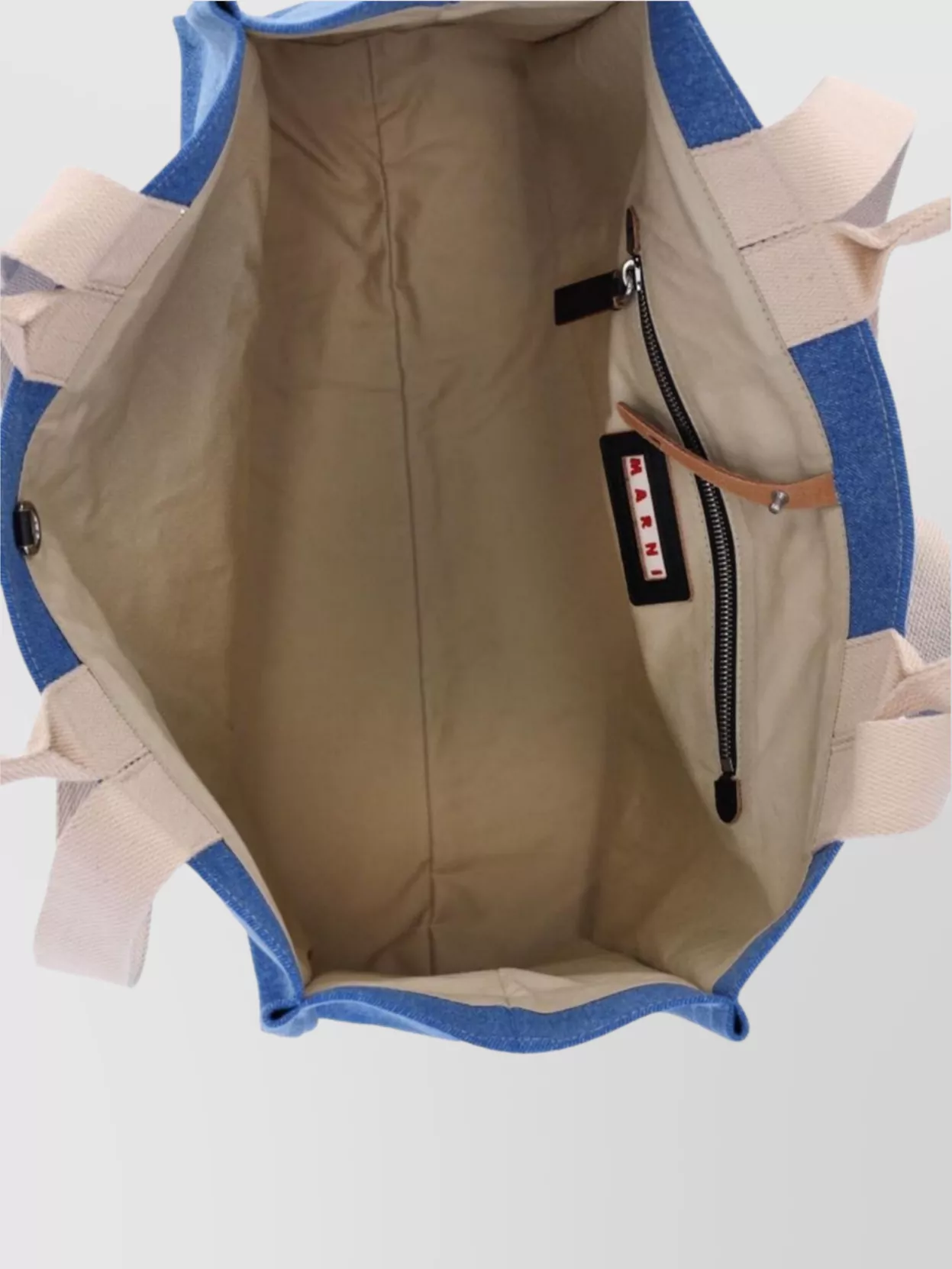 Marni Shopper Bag With Shoulder Strap And Top Handles