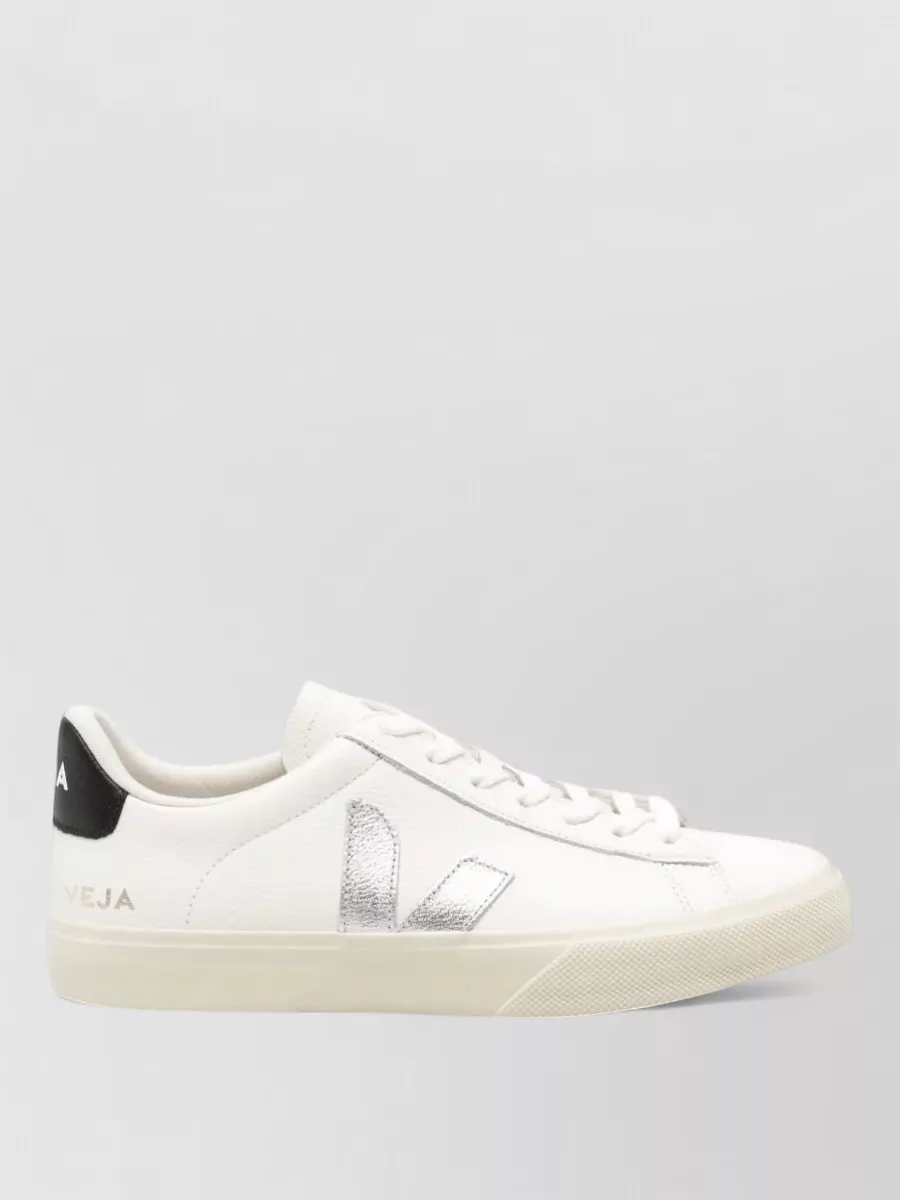 Veja Leather Low-Top Lace-Up Sneakers