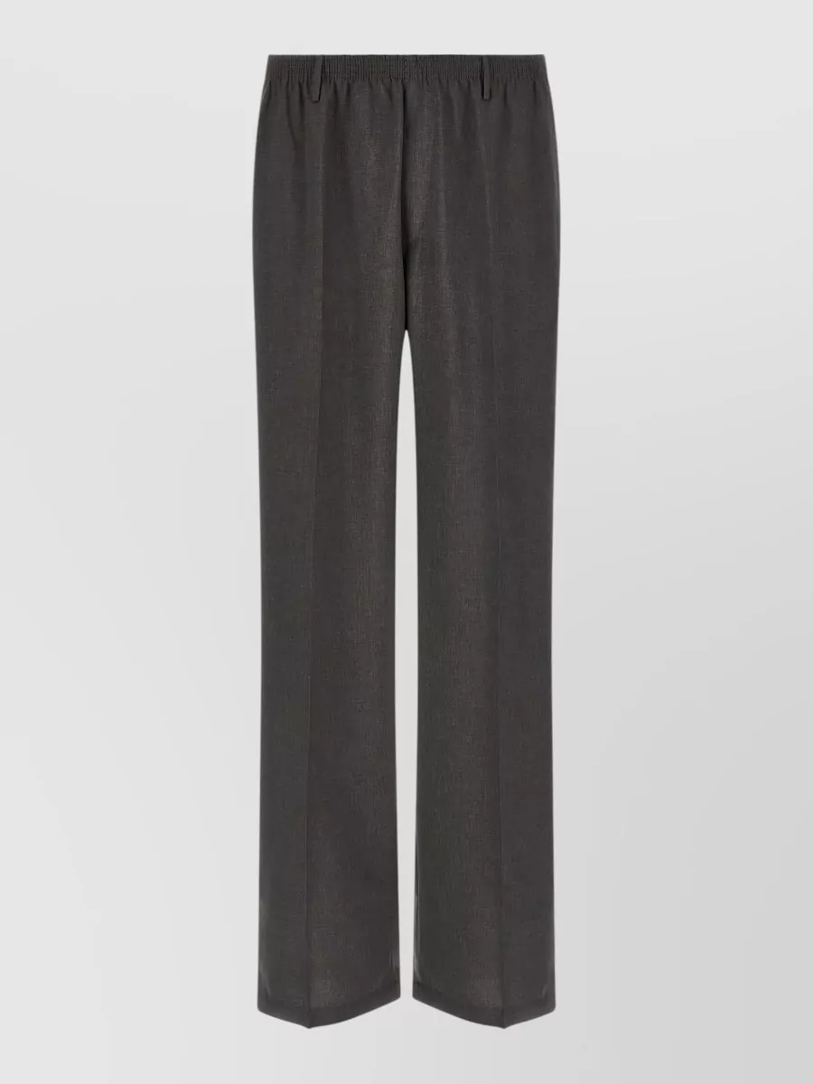 Cellar Door Pleated Straight-Leg Trousers