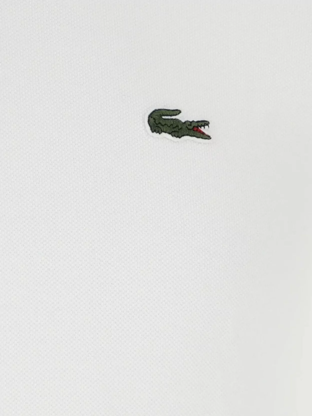 Lacoste Cotton Ribbed Collar Polo With Elastic Cuffs