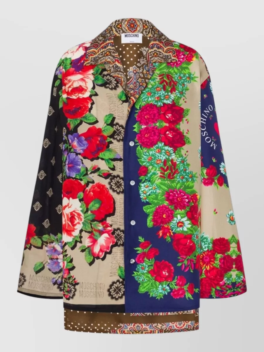 Moschino silk long-sleeve shirt
