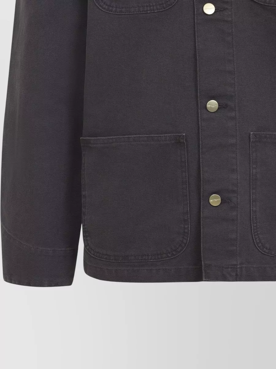 Carhartt Wip Michigan Collared Coat Front Pockets