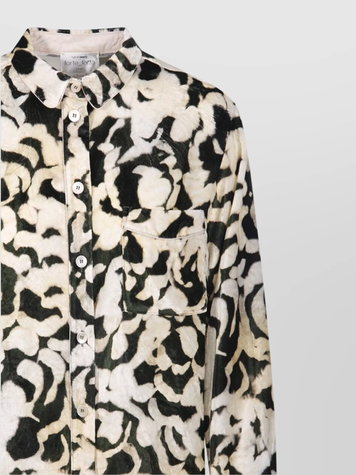 FORTE FORTE ALCHEMY PRINTED POCKET SHIRT