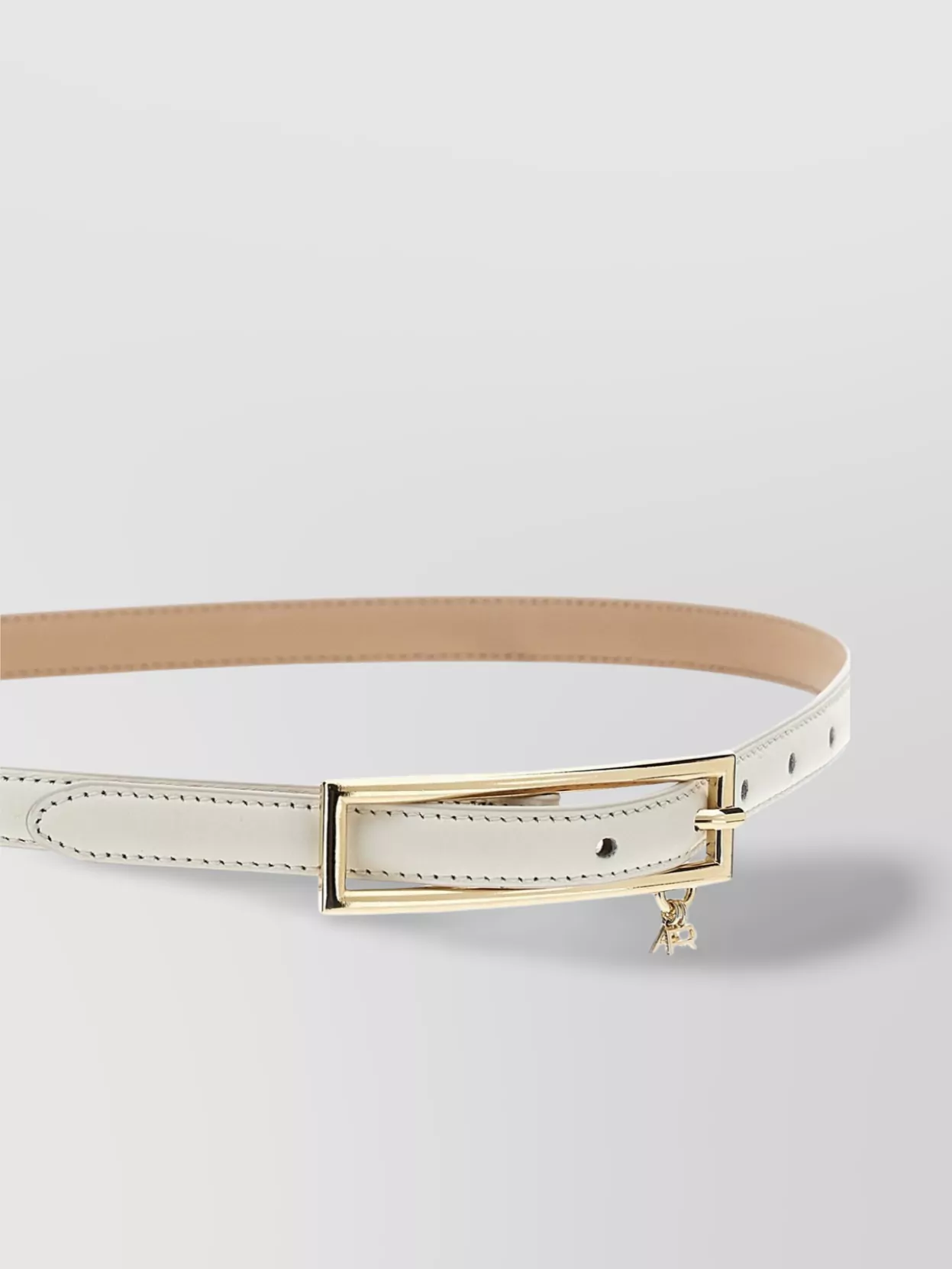 Alessandra Rich Adjustable Charm Detail Gold-Tone Belt
