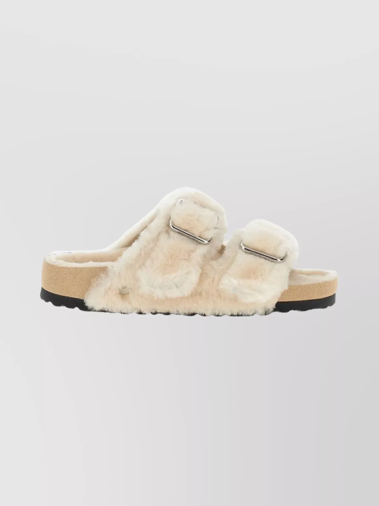 Birkenstock 1774 Faux Fur Flat Sole Open Toe Sandals