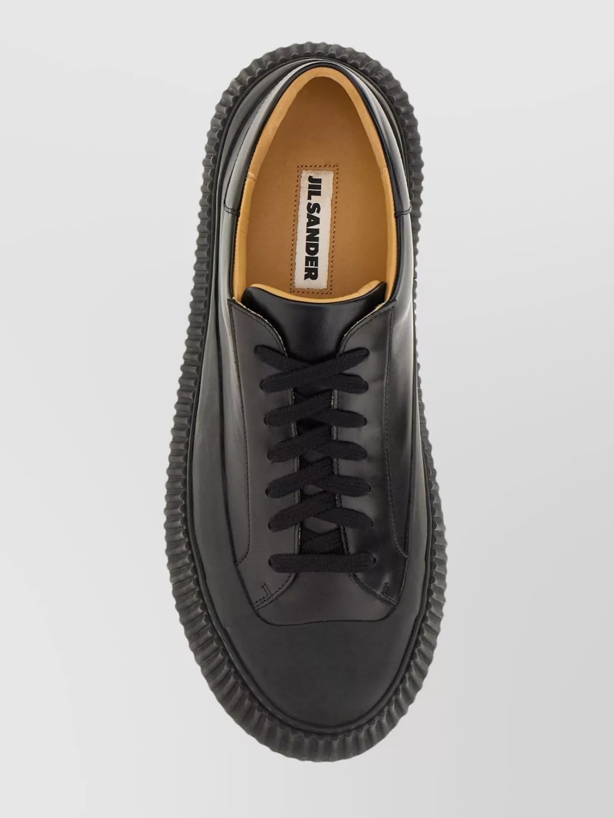 Jil Sander Moulded Sole Leather Sneakers