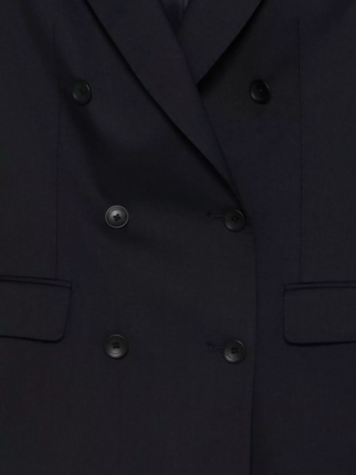 Tagliatore Double-breasted Wool Blend Tailored Suit In Black