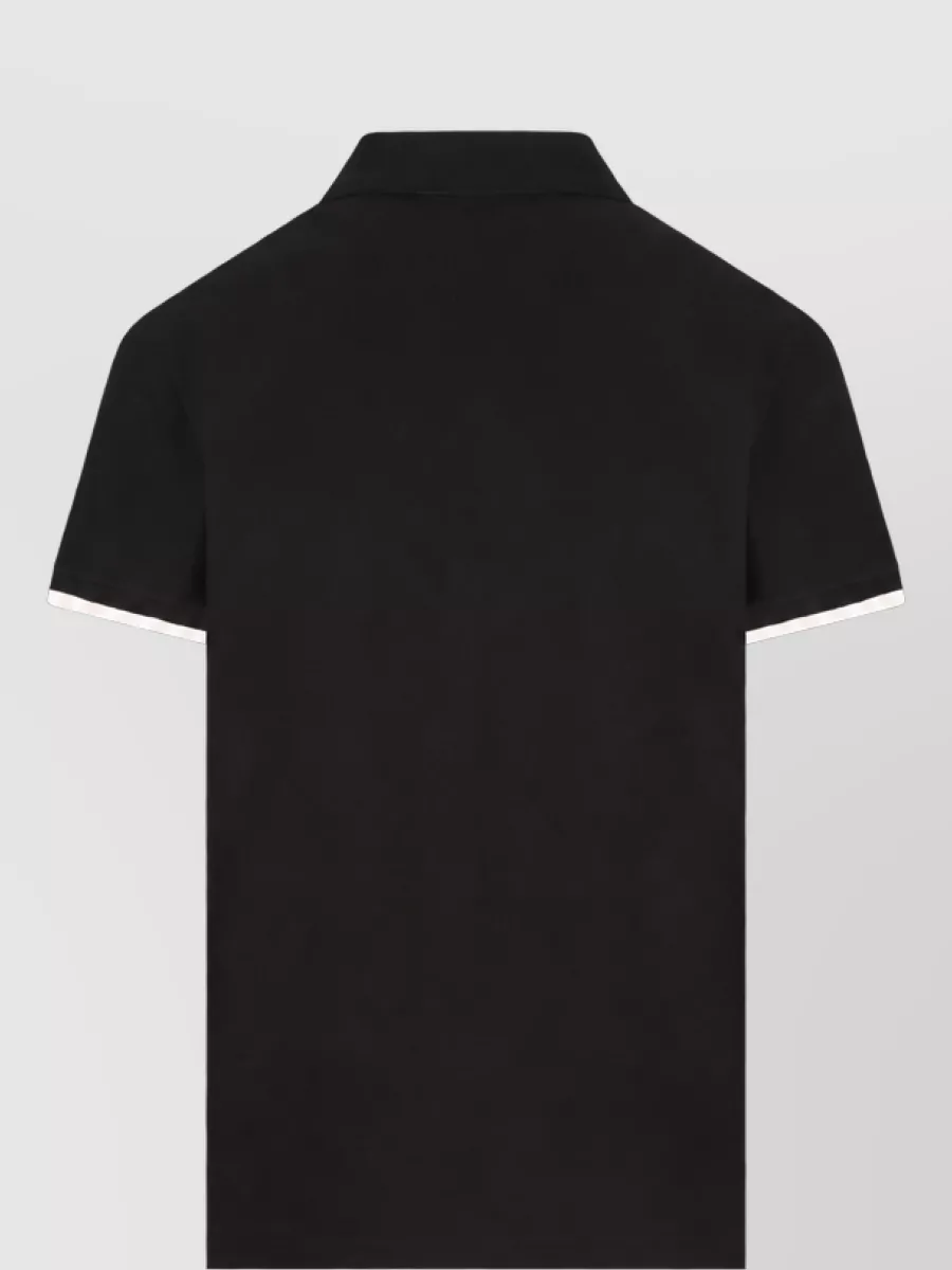 Moncler Cotton Short-Sleeve Polo Shirt