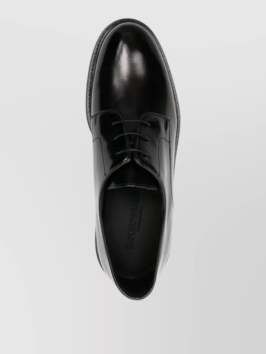 Emporio Armani Leather Derby Shoes