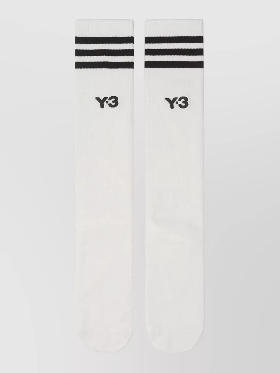 Y-3 ribbed striped socks