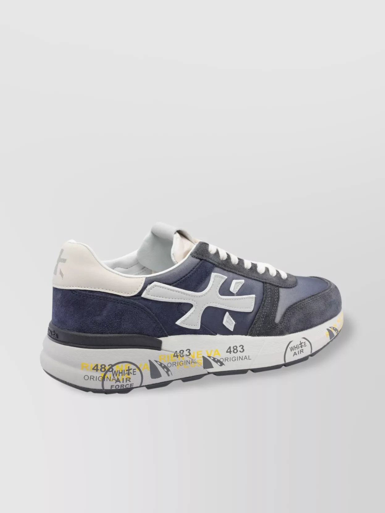 Premiata Low Top Mick Sneakers With Contrasting Sole