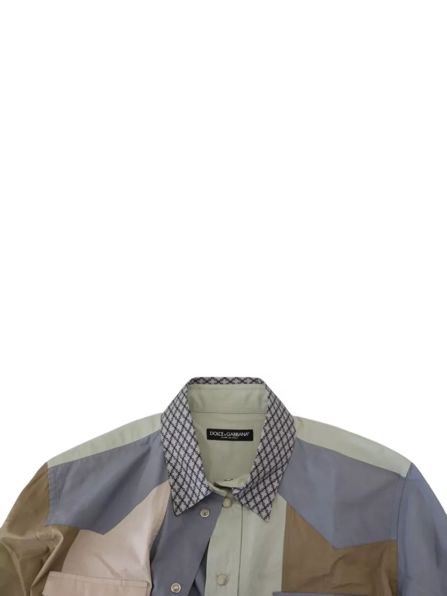 Dolce&Gabbana Patchwork Slim-Fit Shirt