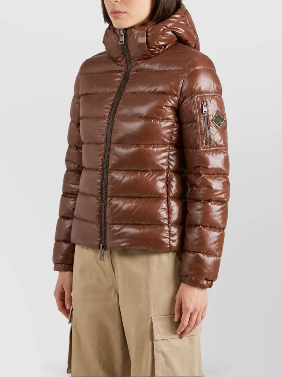 Herno Down Hooded Short Puffer Jacket