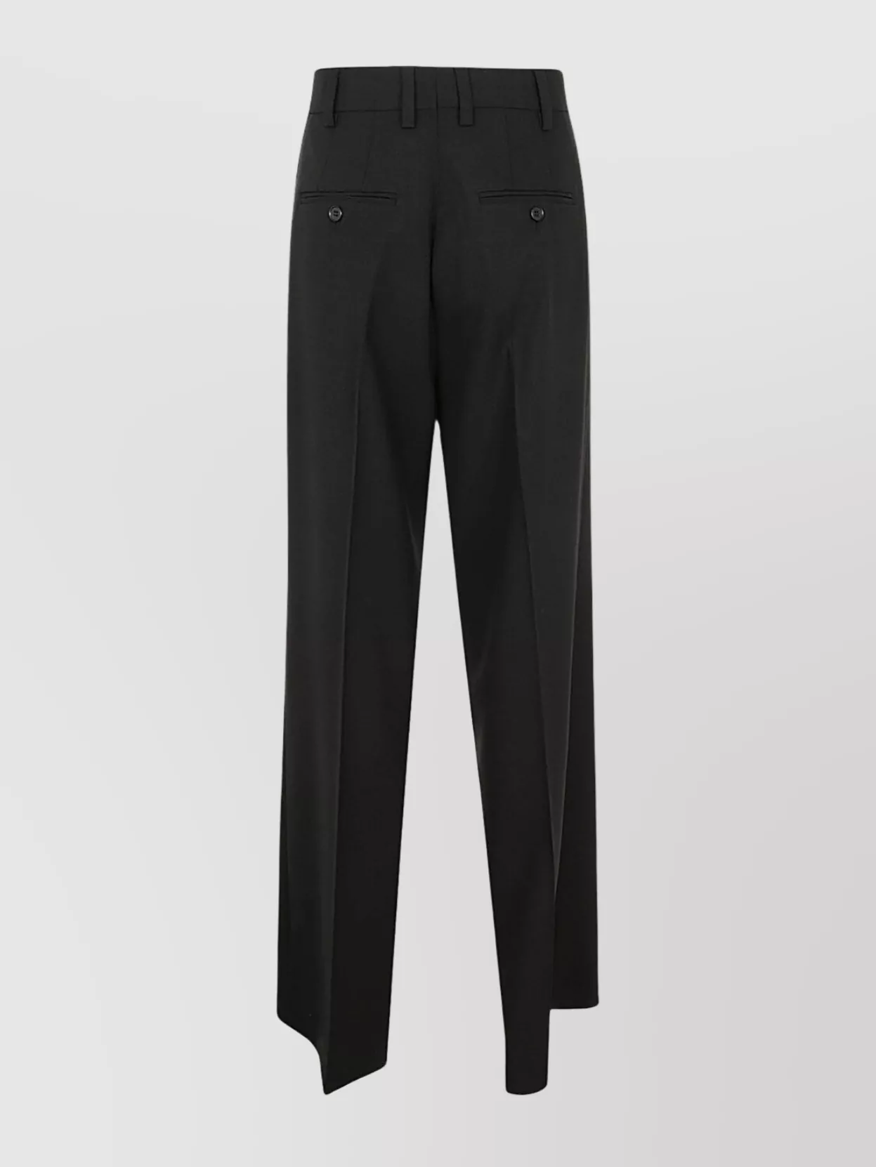 Filippa K Wide Leg Wool Trousers With Pleated Design
