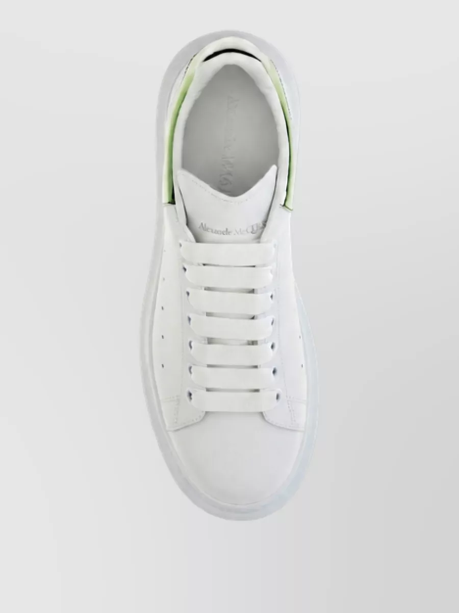 Alexander Mcqueen Leather Platform Sneakers