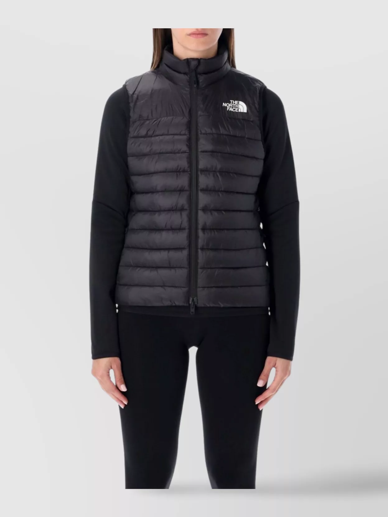 The North Face Peak Performance Sleeveless Padded Jacket In Black
