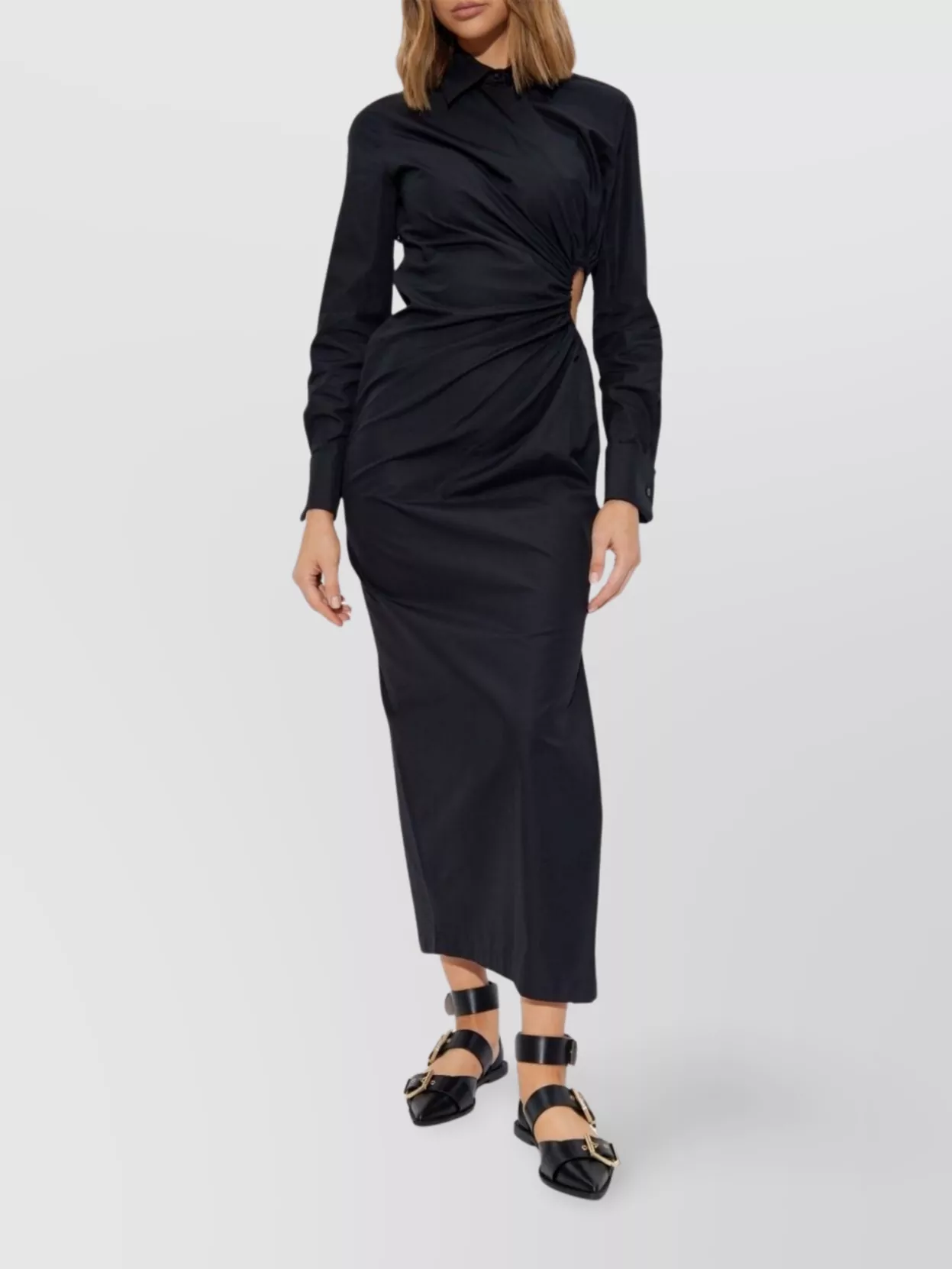Max Mara Knee Length Dress Long Sleeves