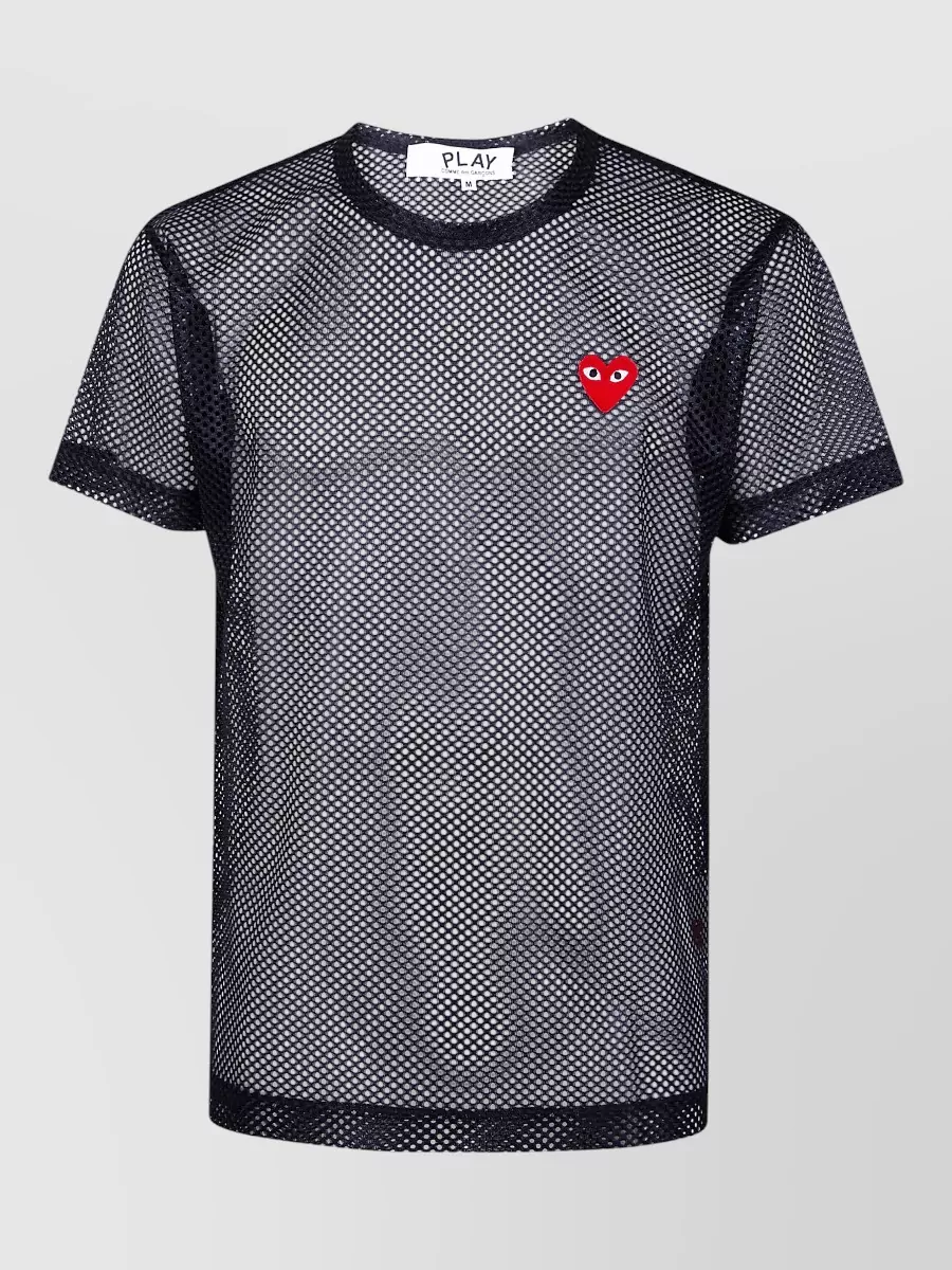 Comme Des Garçons Play Mesh T-Shirt