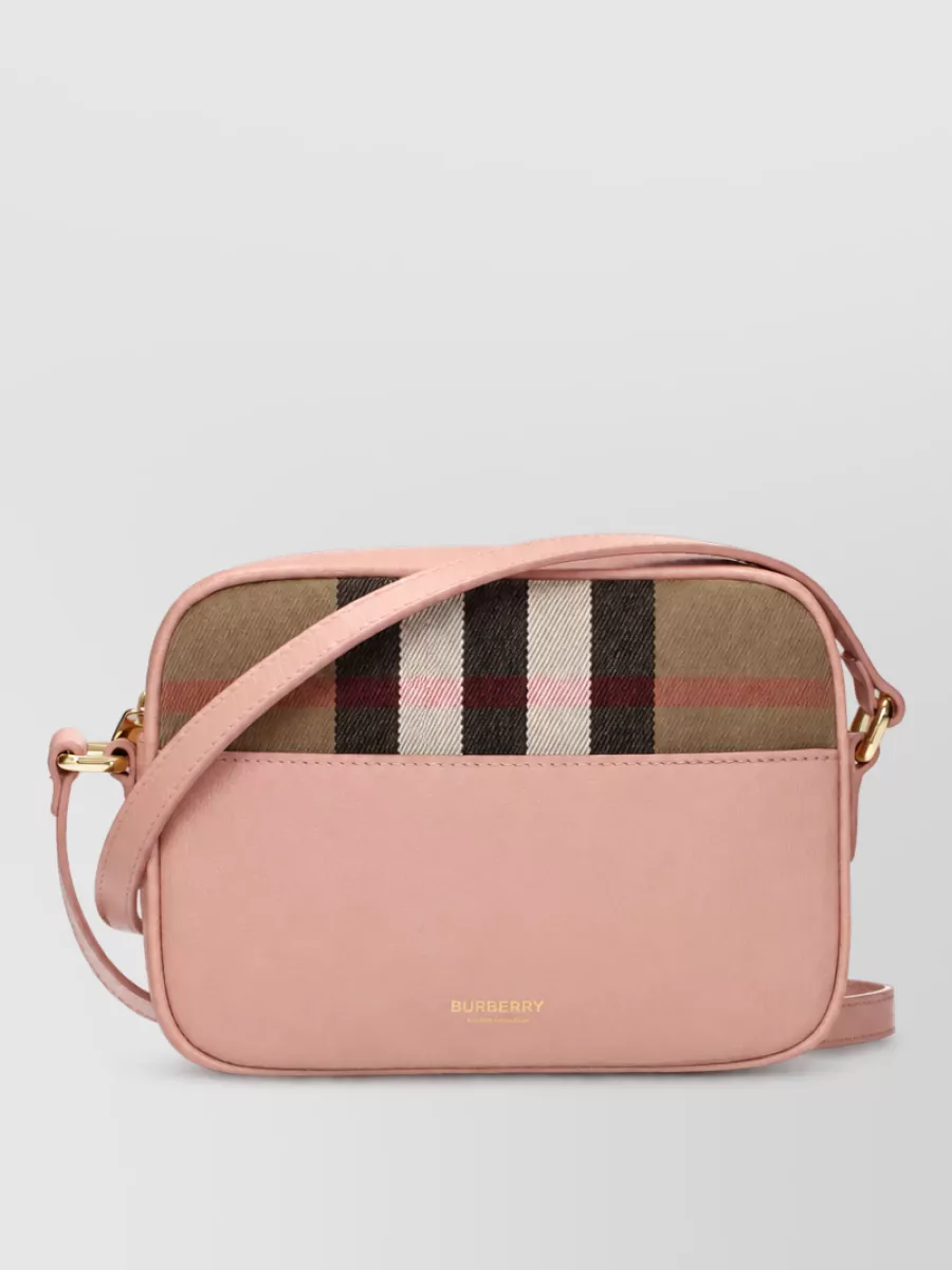 Burberry leather clutch bag