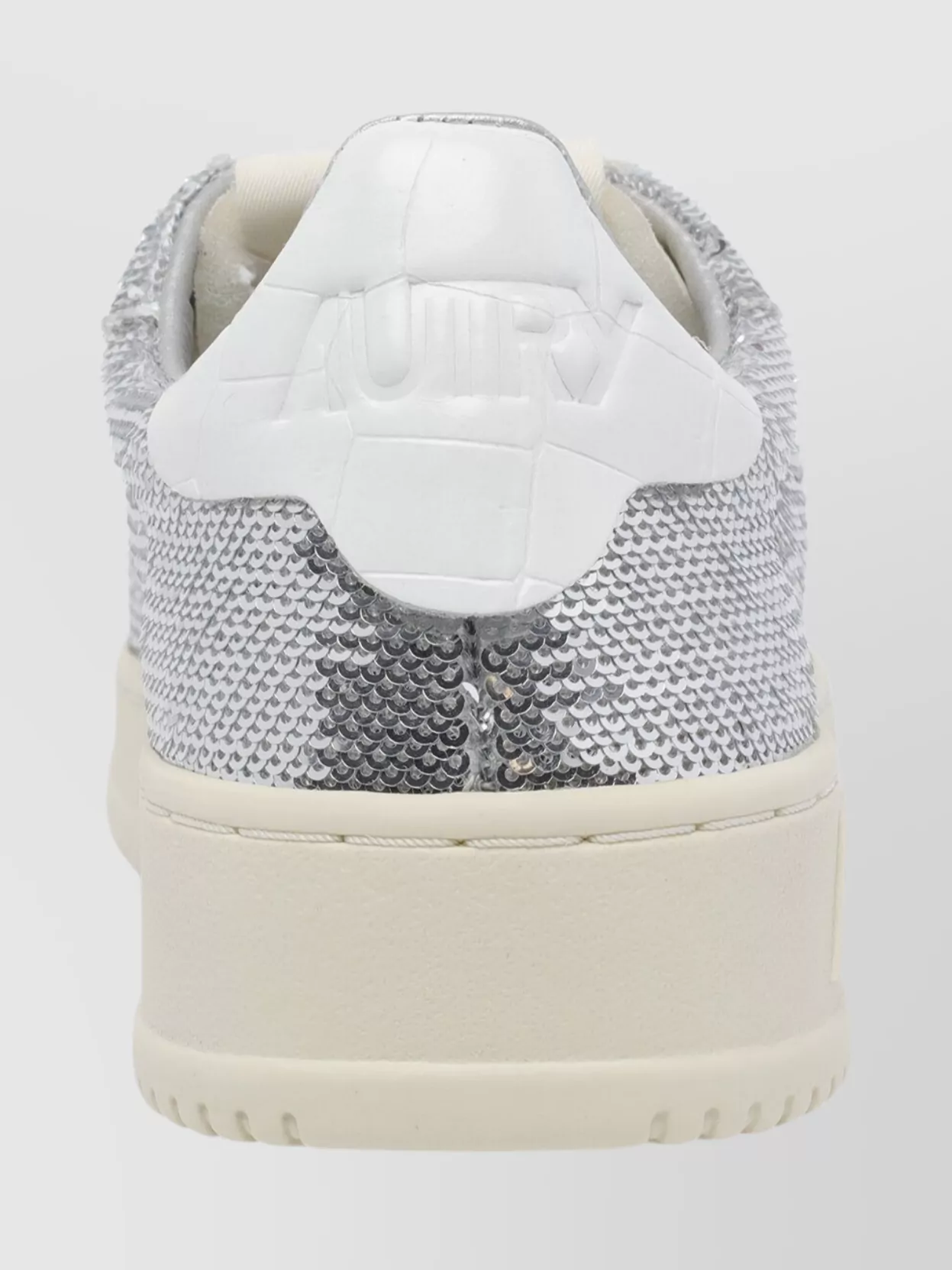 Autry Sequined Low Top Sneakers With Fabric Upper