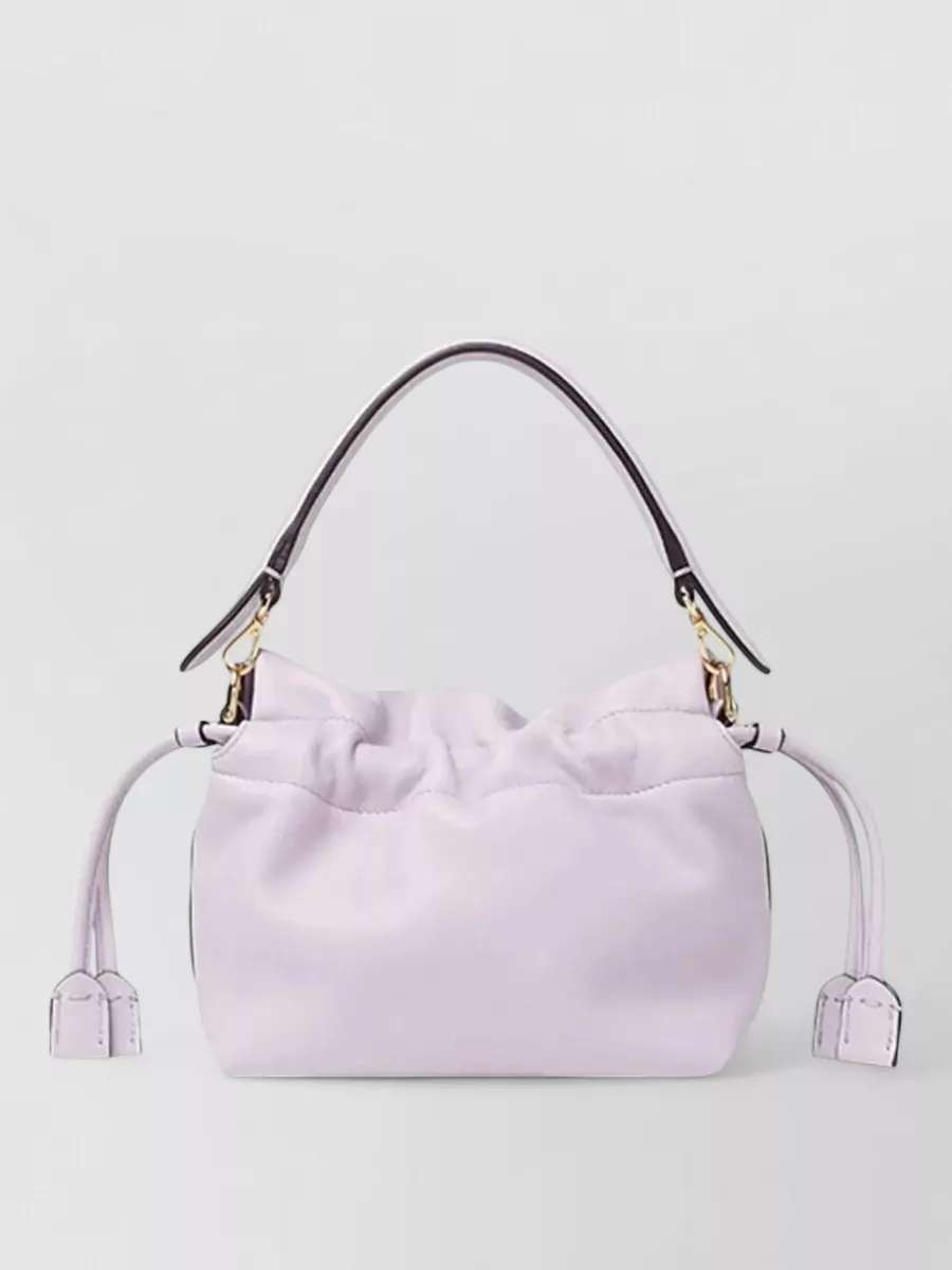 Fendi Mamma Baguette Small Nappa Leather Shoulder Bag