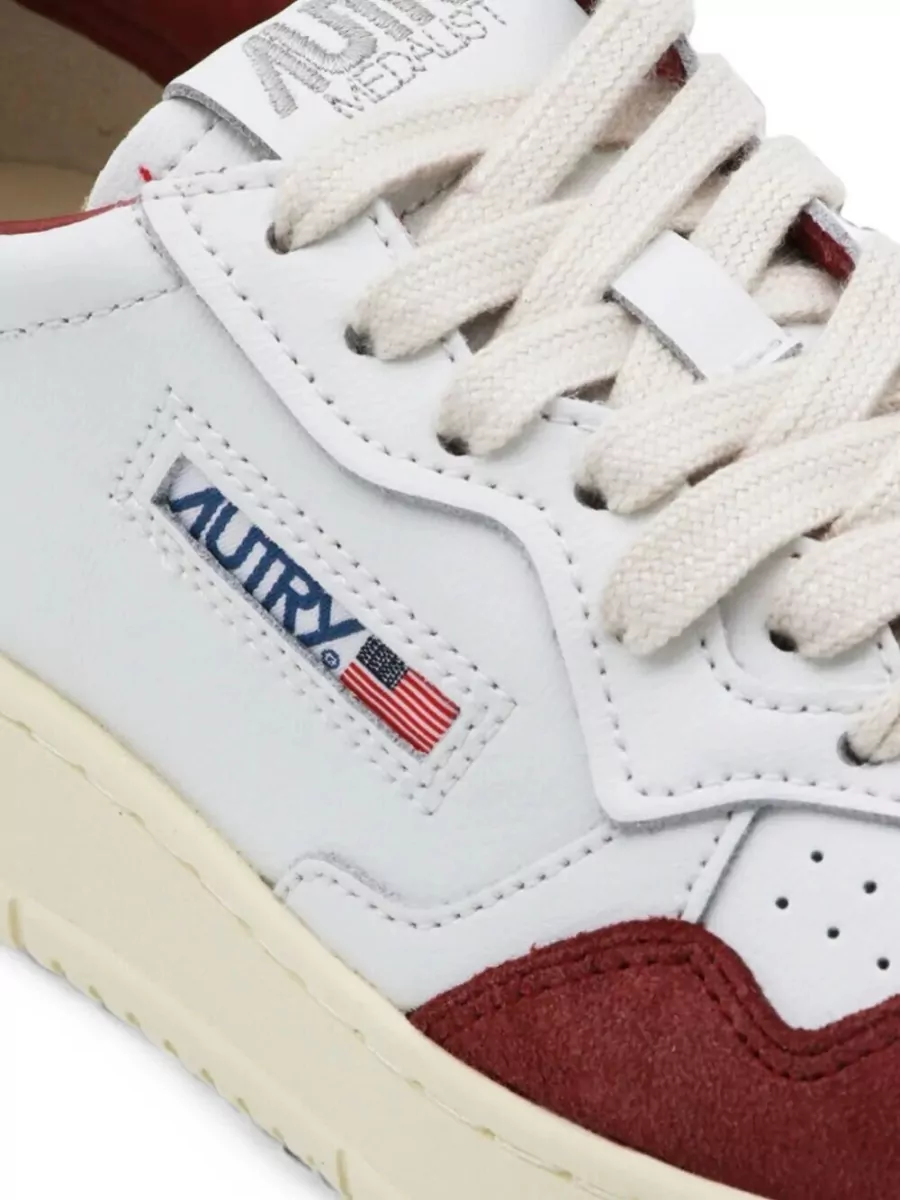 Autry Leather Low-Top Lace-Up Sneakers