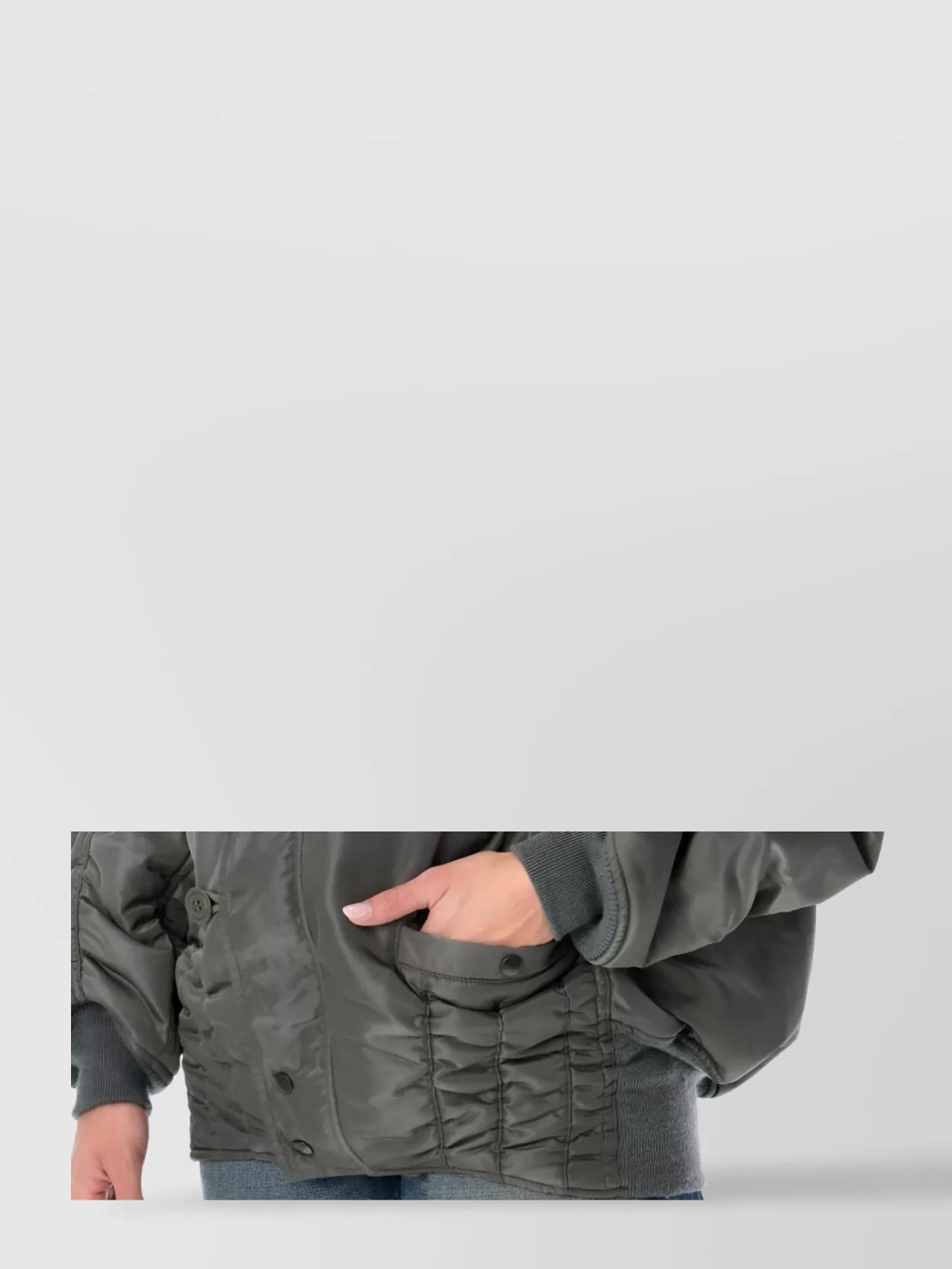Junya Watanabe Oversized Military Bomber Jacket