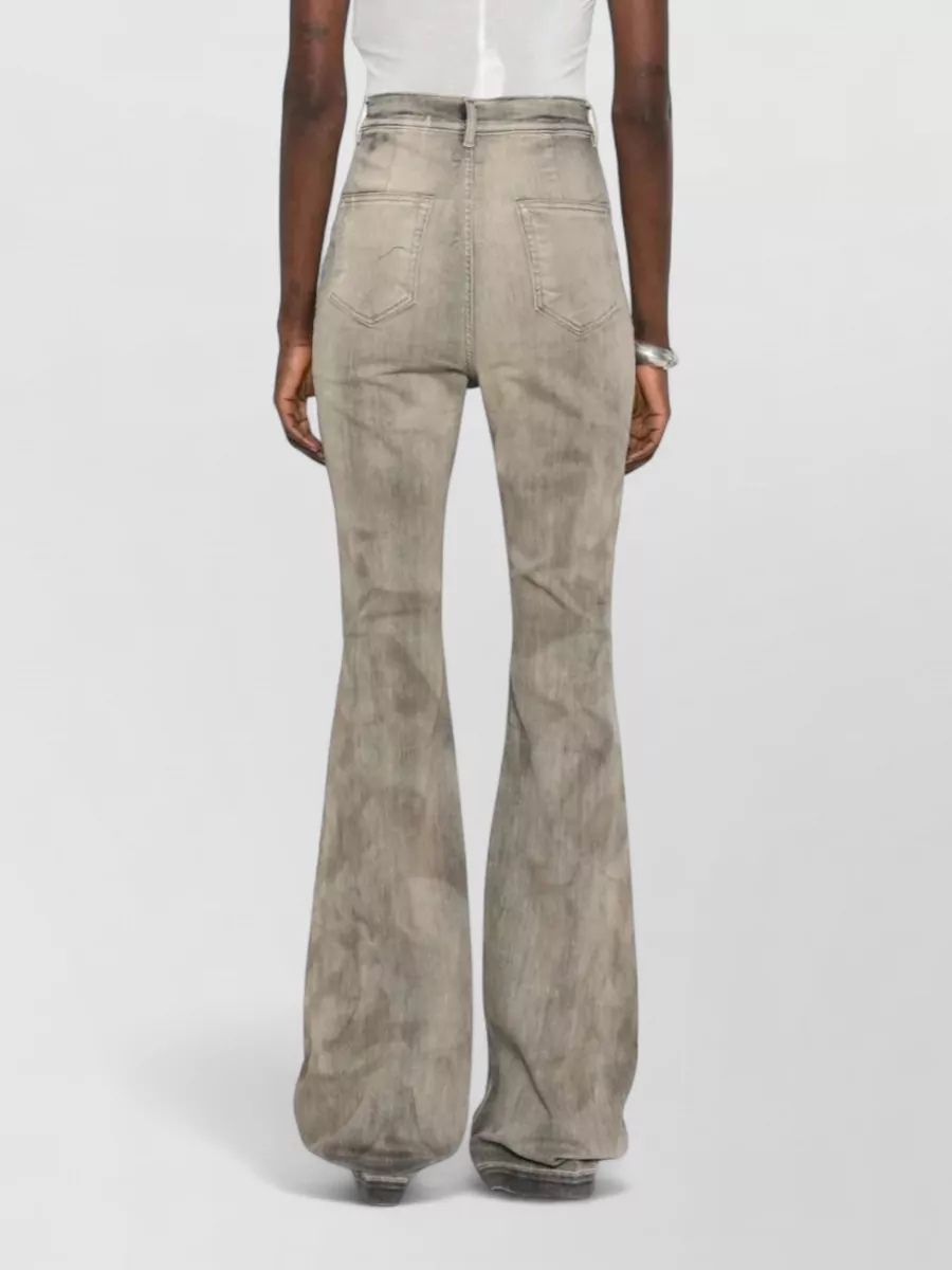 Rick Owens Drkshdw Denim Bootcut Flared Trousers