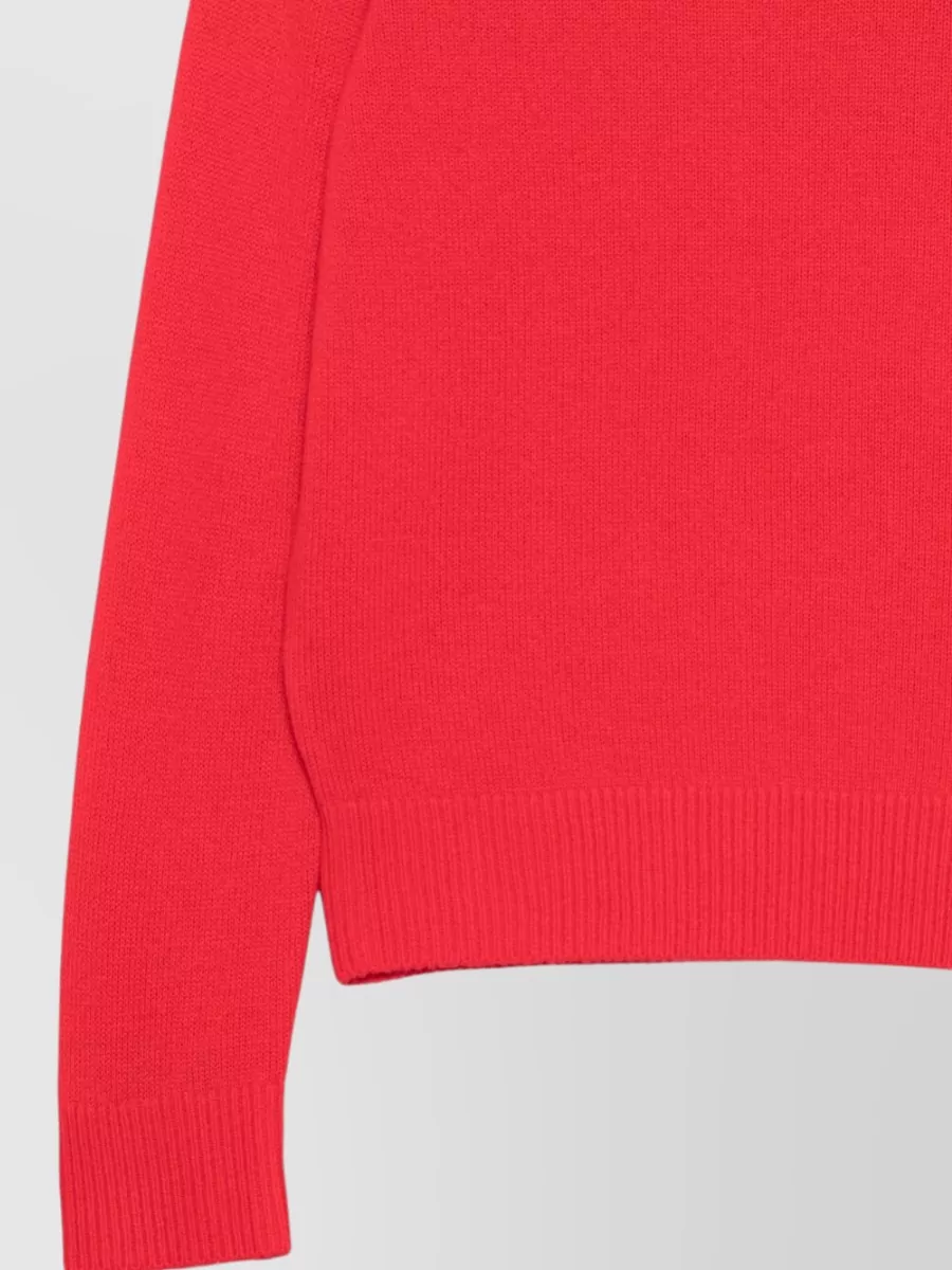Dunst Cashmere Wool Fine-Knit V-Neck Long-Sleeve Jumper