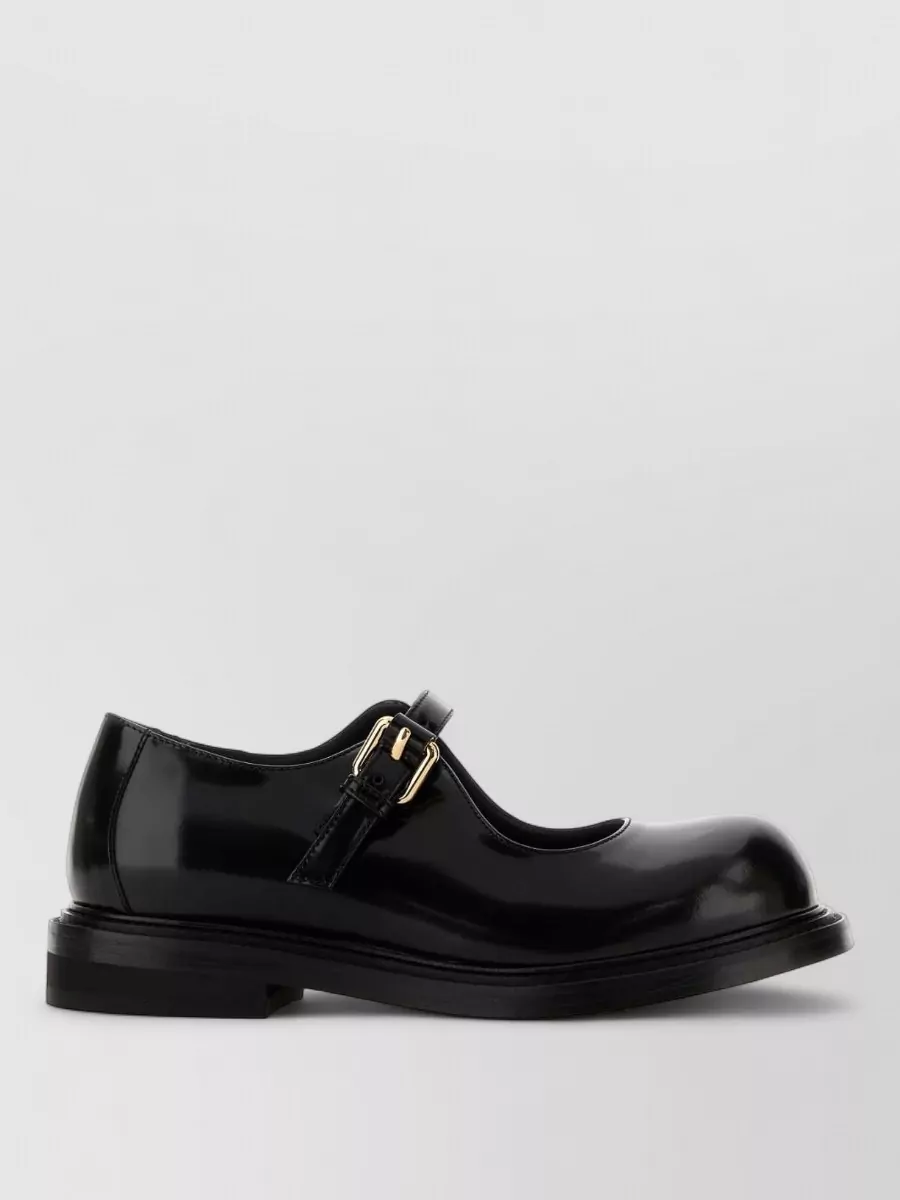 Moschino Leather Olivia Ballerinas