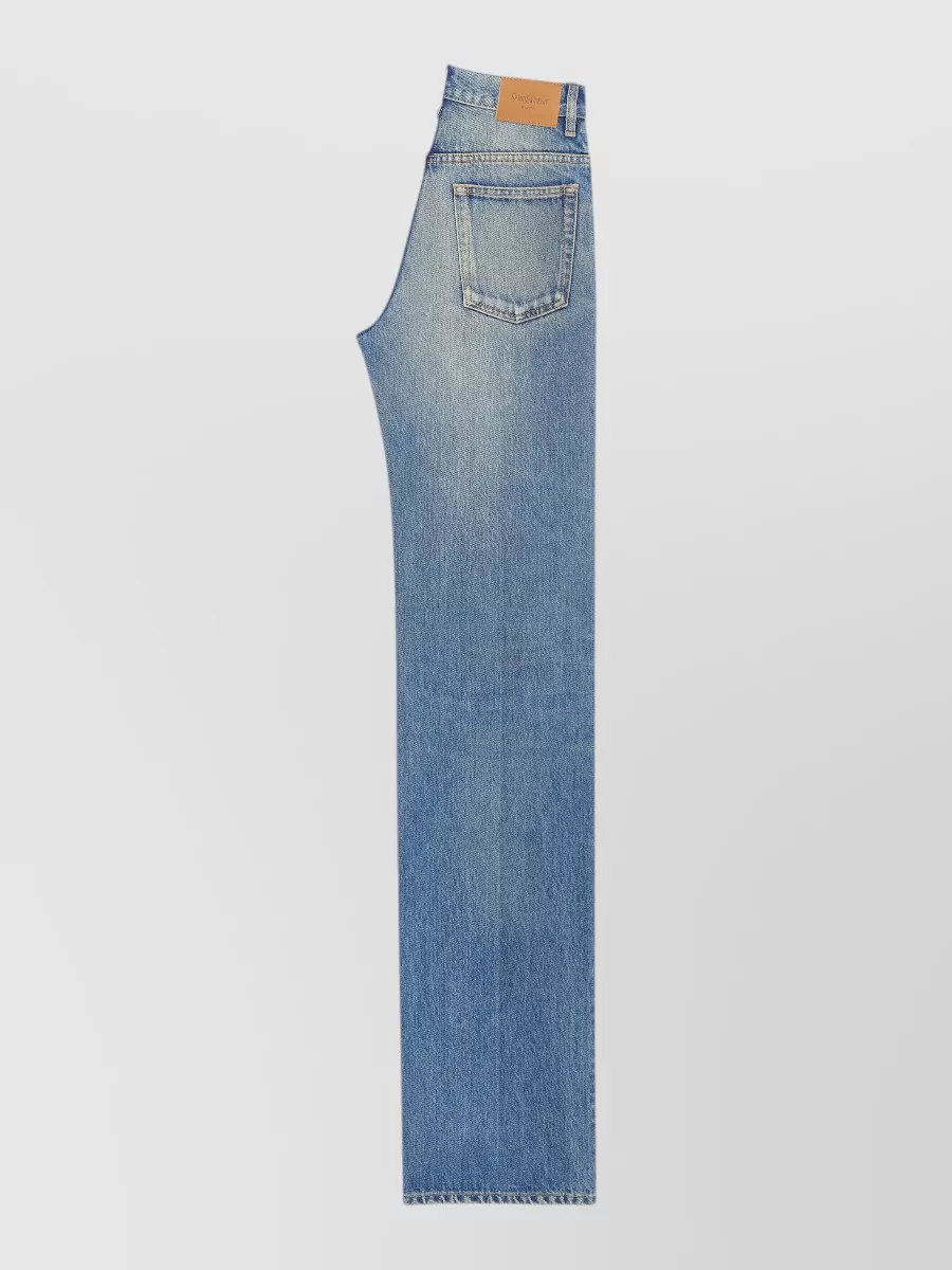 Saint Laurent Denim High-Rise Flared Jeans