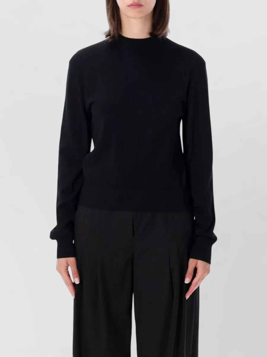Lanvin wool regular-fit grosgrain-knot sweater